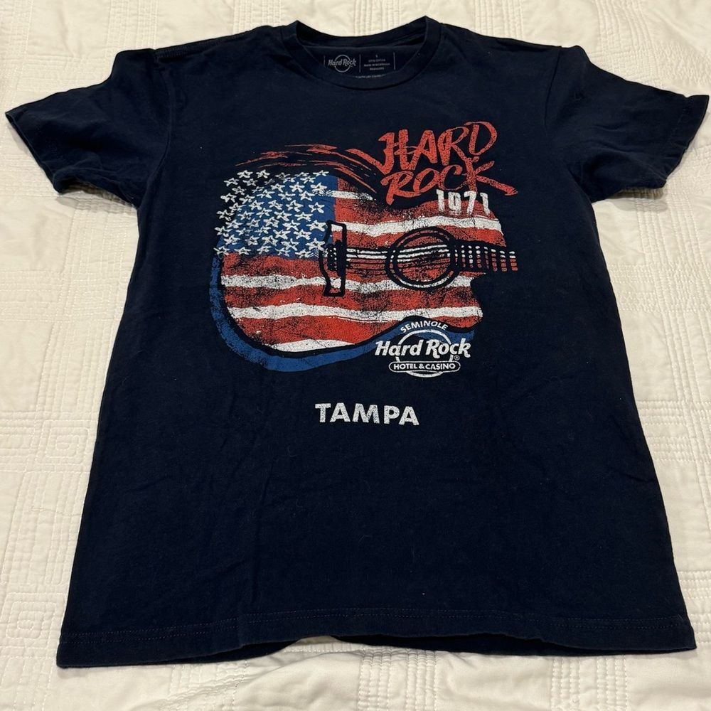 Hard Rock Cafe Black Cotton T-Shirt - S
